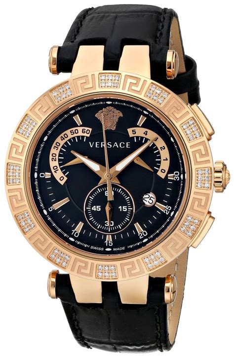 versace watch mens black|versace men's watches on sale.